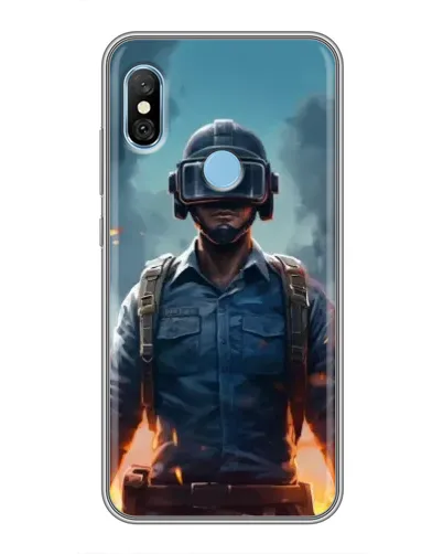 Чохол для Xiaomi Redmi 6 pro з картинкою «PUBG — реалістичний герой» Чохол для Xiaomi Redmi 6 pro з картинкою «PUBG — реалістичний герой»