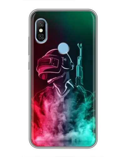 Чохол для Xiaomi Redmi 6 pro з картинкою «PUBG — вогняний воїн» Чохол для Xiaomi Redmi 6 pro з картинкою «PUBG — вогняний воїн»
