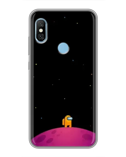 Чохол для Xiaomi Redmi 6 pro з картинкою «Самотній герой на планеті»