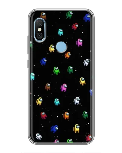 Чохол для Xiaomi Redmi 6 pro з картинкою «Екіпаж Among Us»