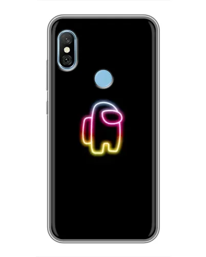 Чохол для Xiaomi Redmi 6 pro з картинкою «Among Us градієнт»