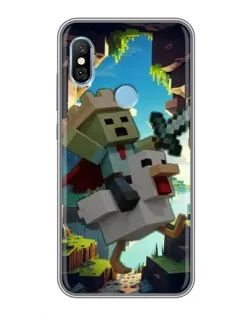 Чохол для Xiaomi Redmi 6 pro з картинкою «Стів та гусь»