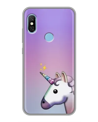 Чехол для Xiaomi Redmi 6 pro с картинкой «Единорог градиент»