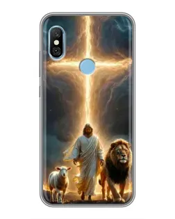Чохол для Xiaomi Redmi 6 pro з картинкою «Лев Юди та Світло»