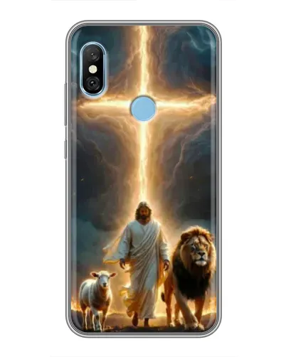 Чохол для Xiaomi Redmi 6 pro з картинкою «Лев Юди та Світло»