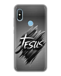 Чохол для Xiaomi Redmi 6 pro з картинкою «Напис Jesus Graffiti»