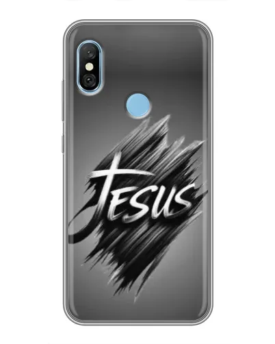 Чохол для Xiaomi Redmi 6 pro з картинкою «Напис Jesus Graffiti»