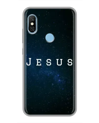 Чохол для Xiaomi Redmi 6 pro з картинкою «Зоряне небо Jesus»