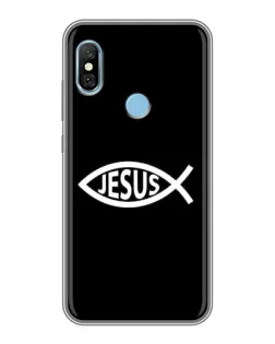 Чохол для Xiaomi Redmi 6 pro з картинкою «Класичний Jesus»