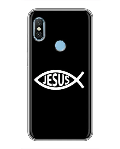 Чохол для Xiaomi Redmi 6 pro з картинкою «Класичний Jesus»