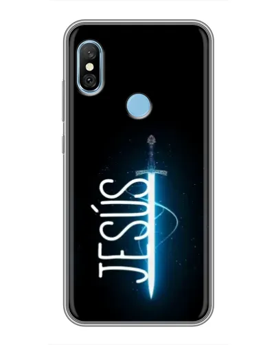 Чохол для Xiaomi Redmi 6 pro з картинкою «Меч Духа Jesus»