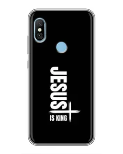 Чохол для Xiaomi Redmi 6 pro з картинкою «Вертикаль віри Jesus»