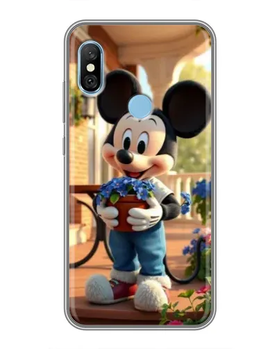 Чехол для Xiaomi Redmi 6 pro с картинкой «Микки садовод» Чехол для Xiaomi Redmi 6 pro с картинкой «Микки садовод»