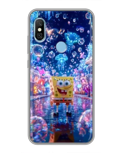 Чехол для Xiaomi Redmi 6 pro с картинкой «Неоновый океан»