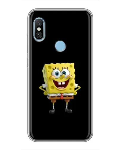Чехол для Xiaomi Redmi 6 pro с картинкой «Классический Губка Боб»