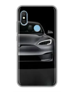 Чохол для Xiaomi Redmi 6 pro з картинкою «Tesla Model S Look»