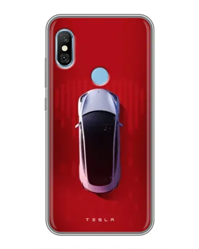 Чохол для Xiaomi Redmi 6 pro з картинкою «Tesla Top View» Чохол для Xiaomi Redmi 6 pro з картинкою «Tesla Top View»