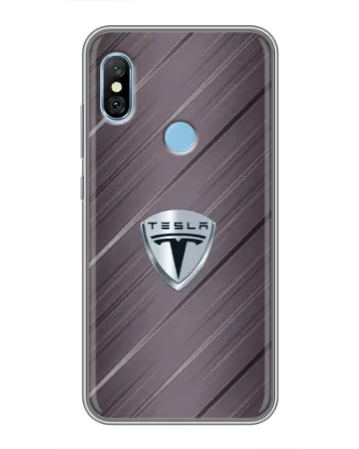 Чохол для Xiaomi Redmi 6 pro з картинкою «Металева текстура Tesla» Чохол для Xiaomi Redmi 6 pro з картинкою «Металева текстура Tesla»
