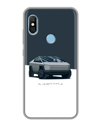 Чохол для Xiaomi Redmi 6 pro з картинкою «Сріблястий Cybertruck Tesla» Чохол для Xiaomi Redmi 6 pro з картинкою «Сріблястий Cybertruck Tesla»