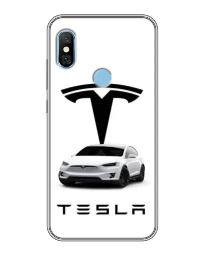 Чохол для Xiaomi Redmi 6 pro з картинкою «Tesla White Style» Чохол для Xiaomi Redmi 6 pro з картинкою «Tesla White Style»