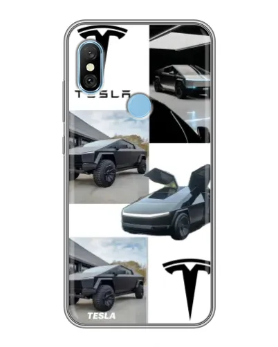 Чохол для Xiaomi Redmi 6 pro з картинкою «Колаж Cybertruck Tesla» Чохол для Xiaomi Redmi 6 pro з картинкою «Колаж Cybertruck Tesla»