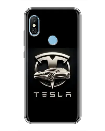 Чохол для Xiaomi Redmi 6 pro з картинкою «Tesla — срібне авто» Чохол для Xiaomi Redmi 6 pro з картинкою «Tesla — срібне авто»