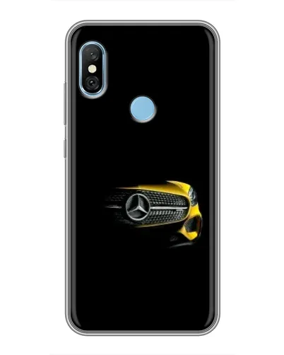 Чехол для Xiaomi Redmi 6 pro с картинкой «Mercedes — ретро стиль»