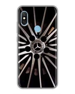Чехол для Xiaomi Redmi 6 pro с картинкой «Диск Mercedes»