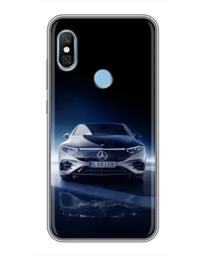 Чехол для Xiaomi Redmi 6 pro с картинкой «Ночной Mercedes EQ»