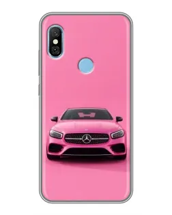 Чехол для Xiaomi Redmi 6 pro с картинкой «Розовый Mercedes AMG» Чехол для Xiaomi Redmi 6 pro с картинкой «Розовый Mercedes AMG»