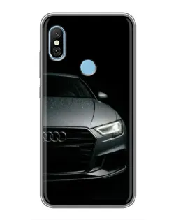 Чохол для Xiaomi Redmi 6 pro з картинкою «Audi — деталізація кузова»