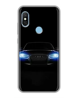 Чехол для Xiaomi Redmi 6 pro с картинкой «Audi в неоне» Чехол для Xiaomi Redmi 6 pro с картинкой «Audi в неоне»