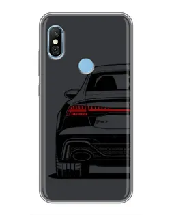 Чехол для Xiaomi Redmi 6 pro с картинкой «Задняя часть Audi — арт» Чехол для Xiaomi Redmi 6 pro с картинкой «Задняя часть Audi — арт»