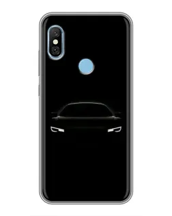 Чехол для Xiaomi Redmi 6 pro с картинкой «Взгляд Audi в темноте» Чехол для Xiaomi Redmi 6 pro с картинкой «Взгляд Audi в темноте»