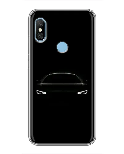 Чехол для Xiaomi Redmi 6 pro с картинкой «Взгляд Audi в темноте»