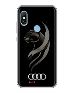 Чехол для Xiaomi Redmi 6 pro с картинкой «Графика — пантера и Audi» Чехол для Xiaomi Redmi 6 pro с картинкой «Графика — пантера и Audi»