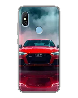 Чехол для Xiaomi Redmi 6 pro с картинкой «Audi RS — красный стиль» Чехол для Xiaomi Redmi 6 pro с картинкой «Audi RS — красный стиль»