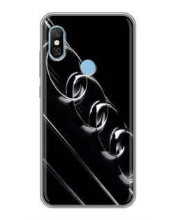 Чехол для Xiaomi Redmi 6 pro с картинкой «Audi — абстрактные кольца» Чехол для Xiaomi Redmi 6 pro с картинкой «Audi — абстрактные кольца»
