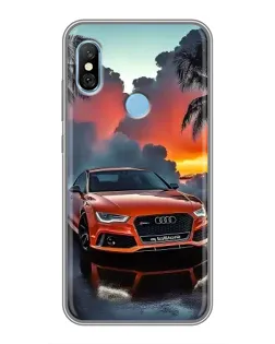 Чехол для Xiaomi Redmi 6 pro с картинкой «Audi — закат» Чехол для Xiaomi Redmi 6 pro с картинкой «Audi — закат»