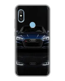 Чехол для Xiaomi Redmi 6 pro с картинкой «Audi — ночное отражение» Чехол для Xiaomi Redmi 6 pro с картинкой «Audi — ночное отражение»