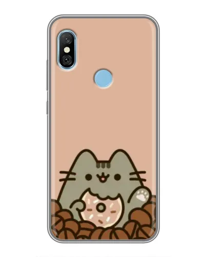 Чехол для Xiaomi Redmi 6 pro с картинкой «Кофейный Пушин» Чехол для Xiaomi Redmi 6 pro с картинкой «Кофейный Пушин»