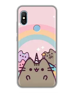 Чохол для Xiaomi Redmi 6 pro з картинкою «Єдиноріг Pusheen»