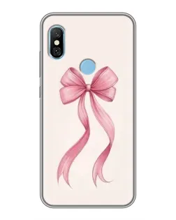 Чохол для Xiaomi Redmi 6 pro з картинкою «Рожевий бант»