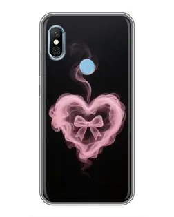 Чохол для Xiaomi Redmi 6 pro з картинкою «Димчасте серце»