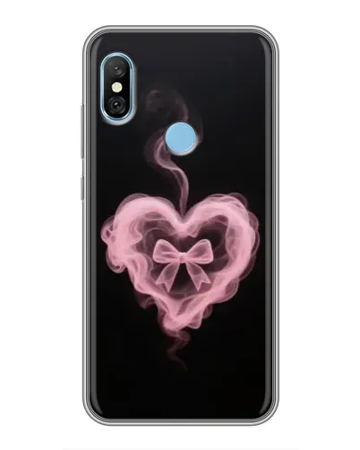 Чохол для Xiaomi Redmi 6 pro з картинкою «Димчасте серце» Чохол для Xiaomi Redmi 6 pro з картинкою «Димчасте серце»