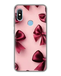 Чохол для Xiaomi Redmi 6 pro з картинкою «Бордовий атлас»