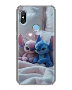 Чохол для Xiaomi Redmi 6 pro з картинкою «Плюшеві Стіч Ангел»