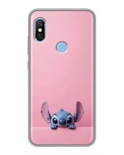 Чохол для Xiaomi Redmi 6 pro з картинкою «Stitch визирає»