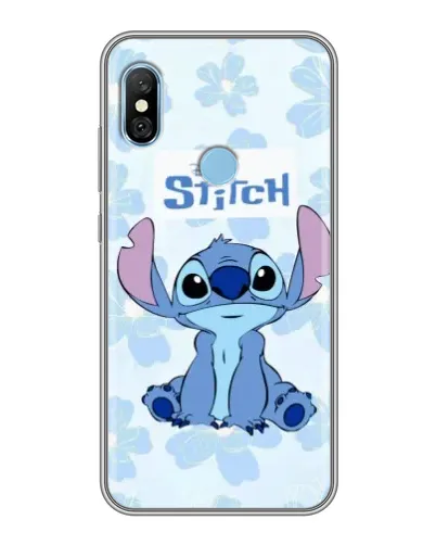 Чехол для Xiaomi Redmi 6 pro с картинкой «Stitch среди цветов» Чехол для Xiaomi Redmi 6 pro с картинкой «Stitch среди цветов»