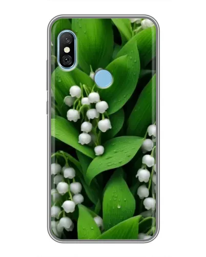 Чохол для Xiaomi Redmi 6 pro з картинкою «Конвалії в зелені»